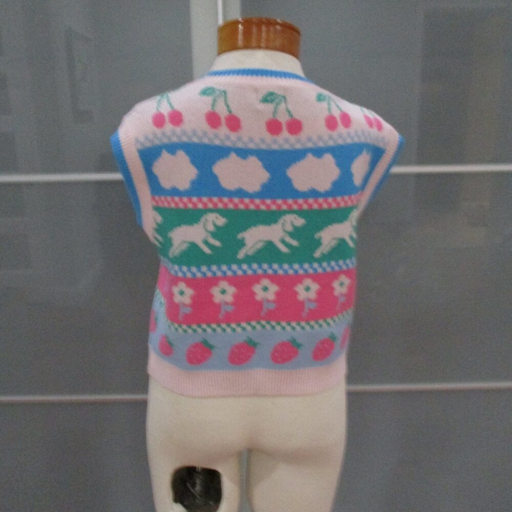 Anthropologie Luna Ivy Cropped Sweater Vest - Picture 3 of 5